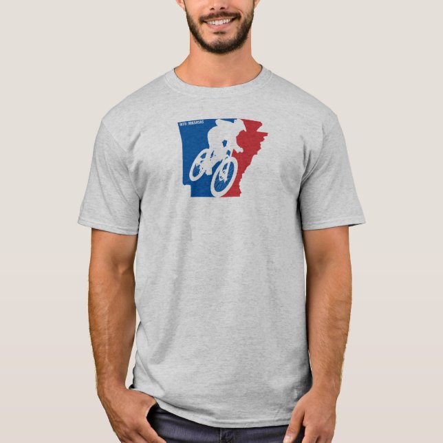 Mountain Bike Arkansas T-Shirt (Vorderseite)
