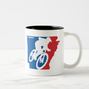 Mountain Bike Arkansas Zweifarbige Tasse