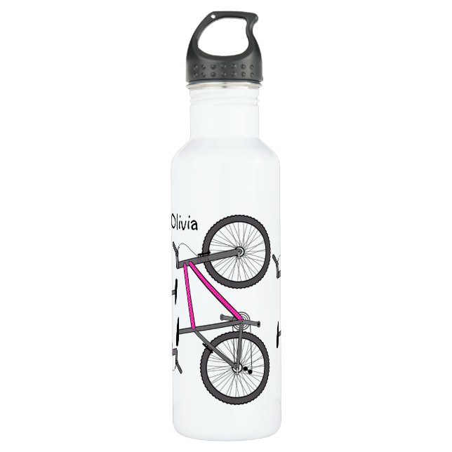 Mountain Bike Bicycle Edelstahlflasche (Vorderseite)