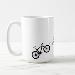 Mountain Bike Bicycle Rentier Weihnachtszyklus Kaffeetasse