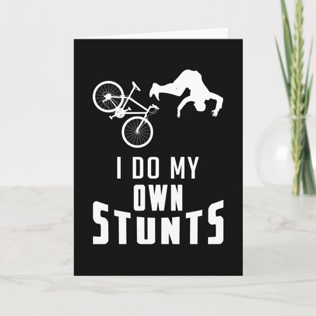 Mountain Bike Bike MTB Fahrrad Abfahrt Geschenk Karte (Vorderseite)