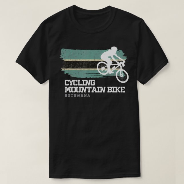 Mountain Bike Botswana MTB Biker Biking Womens cat T-Shirt (Design vorne)