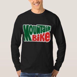 Mountain Bike Dew Art Grafik Outdoor Thema T-Shirt