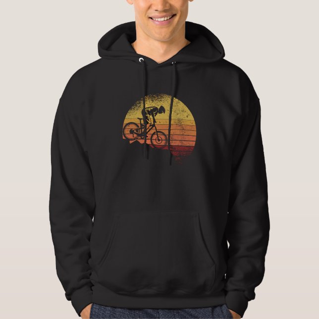 Mountain Bike  For Men MTB Hoodie (Vorderseite)