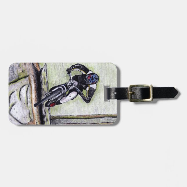 Mountain bike Llandegla mtb bmx Gepäckanhänger (Vorderseite horizontal)