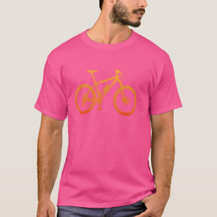 Mountain Bike Minimalistische Grafik, Radfreunde m T-Shirt