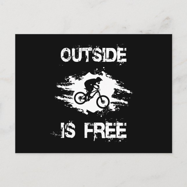 Mountain Bike Mountainbike MTB Fahrradverleih Gesc Postkarte (Vorderseite)