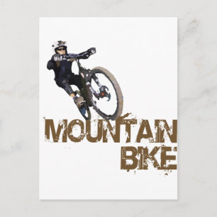 Mountain Bike Postkarte