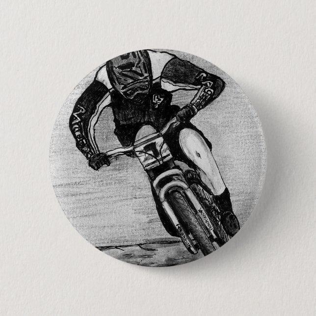 Mountain Bike Ride Button (Vorderseite)