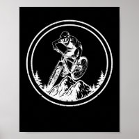 Mountain Bike Rider Downhill MTB Mountain Biker Bi