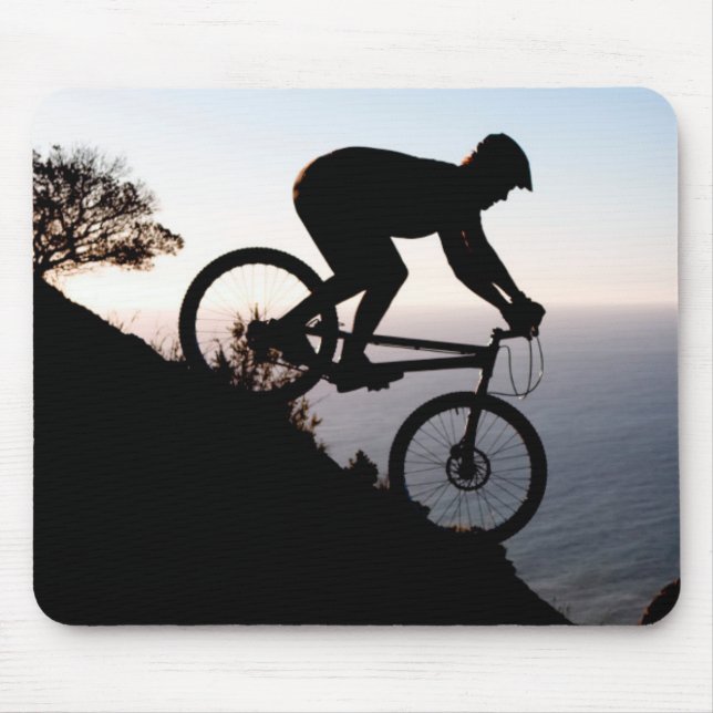 Mountain Bike Rider. Löwen Head, Kapstadt Mousepad (Vorne)