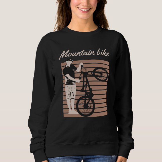 Mountain Bike Rider Sweatshirt (Vorderseite)