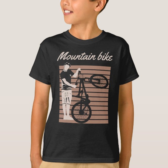 Mountain Bike Rider T-Shirt (Vorderseite)