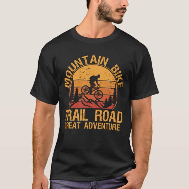 Mountain Bike Trail T-Shirt (Vorderseite)