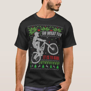 Mountain Bike Ugly Weihnachten T-Shirt