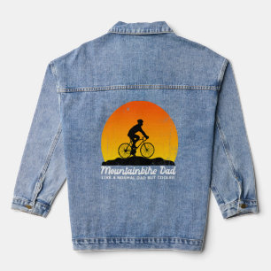Mountain Bike Vater Rad Rad Mountainbike Jeansjacke