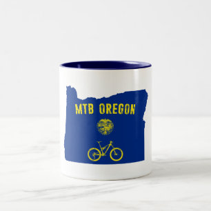 Mountain Bike Zweifarbige Tasse