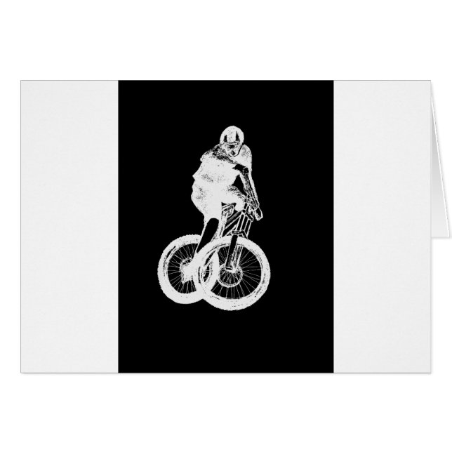 Mountain Biker MTB BMX CYCLIST (Vorderseite (Horizontal))