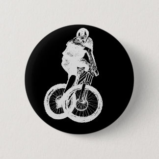 Mountain Biker MTB BMX CYCLIST Button