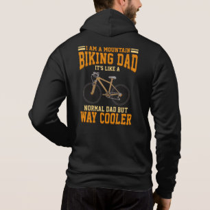 Mountain Biker Vater Funny Birthday Cyclist Gag Hoodie