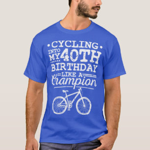 Mountain Biking 40. Geburtstag Männer MTB T-Shirt