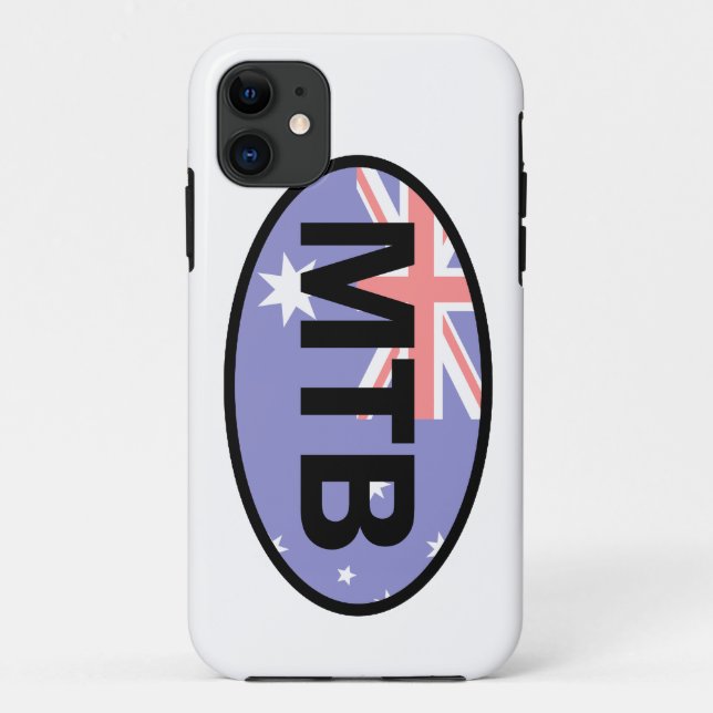 Mountain Biking Australia Flag Case-Mate iPhone Hülle (Rückseite)