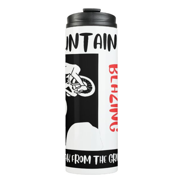 Mountain Biking BFTG Thermosbecher (Vorderseite)