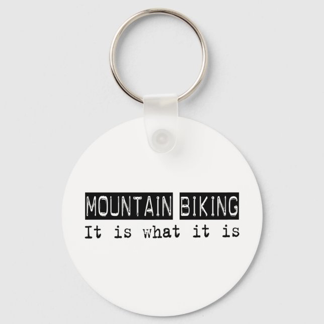 Mountain Biking ist es Schlüsselanhänger (Vorderseite)