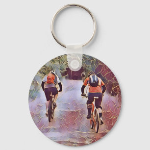 MOUNTAIN BIKING  KEYCHAIN SCHLÜSSELANHÄNGER
