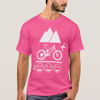 Mountain Biking Lover Mountains Bike Glück T-Shirt