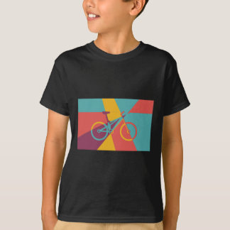 Mountain Biking Pop Art Effect Mtb Fully  T-Shirt