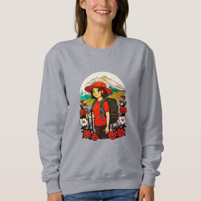 Mountain Blossom Adventure T-Shirt Sweatshirt (Vorderseite)