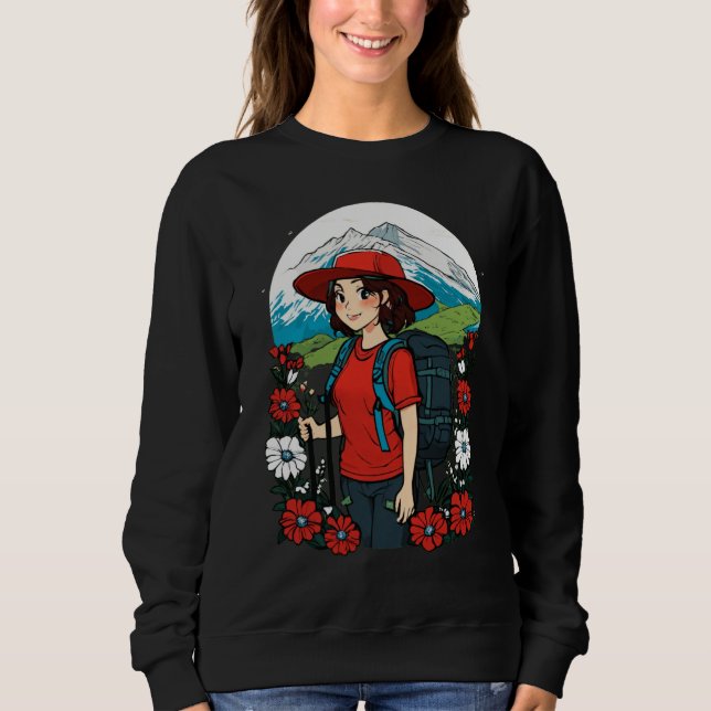 Mountain Blossom Adventure T-Shirt Sweatshirt (Vorderseite)