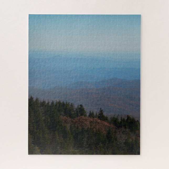 Mountain Blue Ridge North Carolina Landschaftliche Puzzle (Vertikal)
