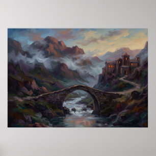Mountain Bridge Heimkehr-Geist-Plakat Poster