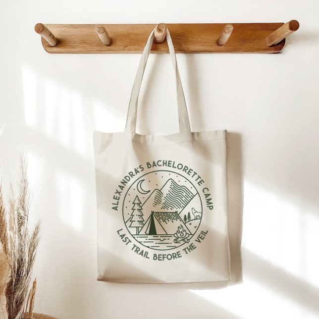 Mountain Camping Weekend Junggeselinnen-Abschied Tragetasche (Mountain Camping Weekend Bachelorette Party Tote Bag)