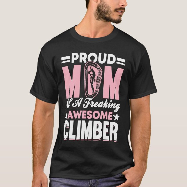 Mountain Climbing Rock Climb Mother Climber Mom  7 T-Shirt (Vorderseite)