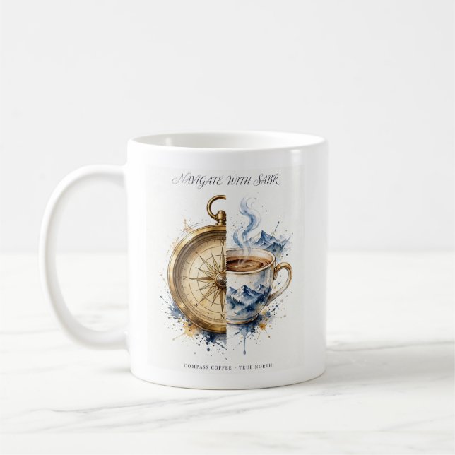 Mountain Coffee Reisebecher Geschenk Kaffeetasse (Links)