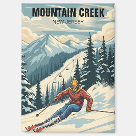 Mountain Creek Skiing New Jersey Reisen Magnet