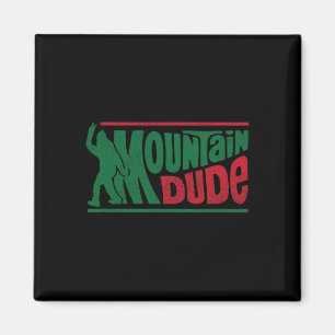 Mountain Dude Lustiger Bigfoot Sasquatch Wander Ge Magnet