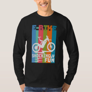 Mountain E-Bike-Fahrer Elektrische Kraft Fahrräder T-Shirt