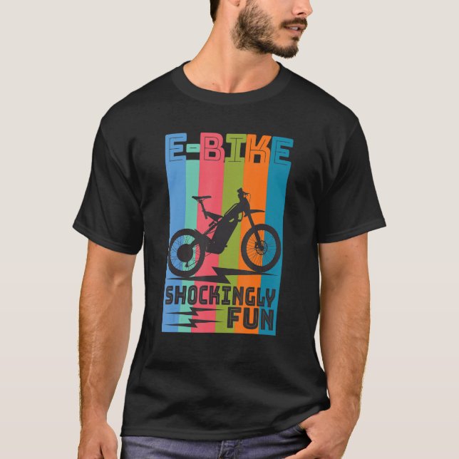 Mountain E Bike Rider Electric Power Bikes 2 T-Shirt (Vorderseite)