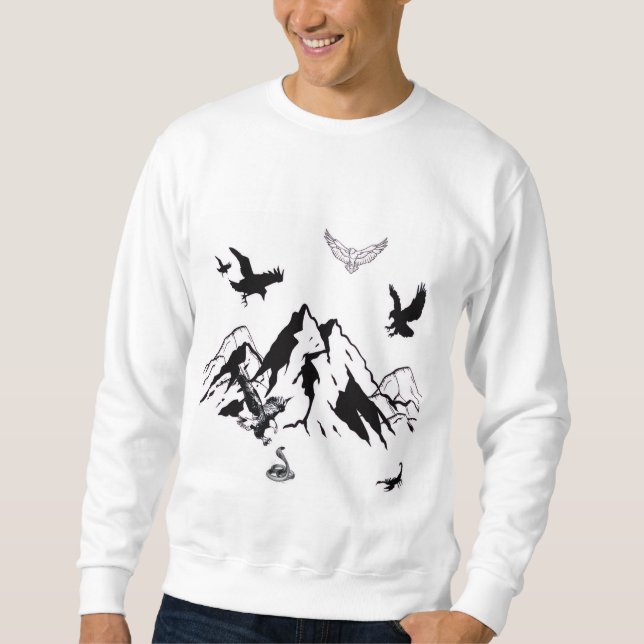 Mountain Eagle Sweatshirt (Vorderseite)