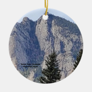 Mountain Estes Park Colorado Keramik Ornament
