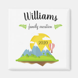 Mountain Family Urlaub Souvenir Reisen Magnet