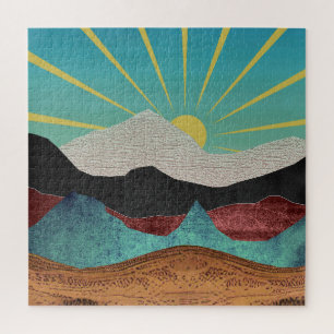 Mountain Fantasy Sunrise Puzzle