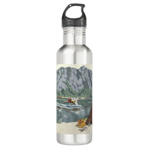 Mountain Flugzeug Adventure Travel Trinkflasche