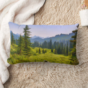 Mountain & Forest Landschaft Washington Staat Lendenkissen