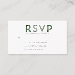 Mountain Forest Modern UAWG Enclosure Card Begleitkarte