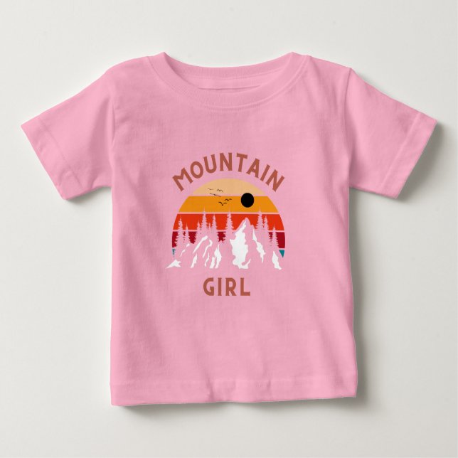 Mountain Girl Baby T-shirt (Vorderseite)